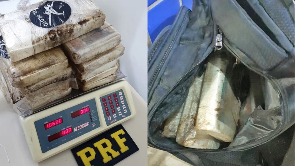 Menor é detida com carga de cocaína avaliada em R$ 1,8 milhões na BR-101, em SC