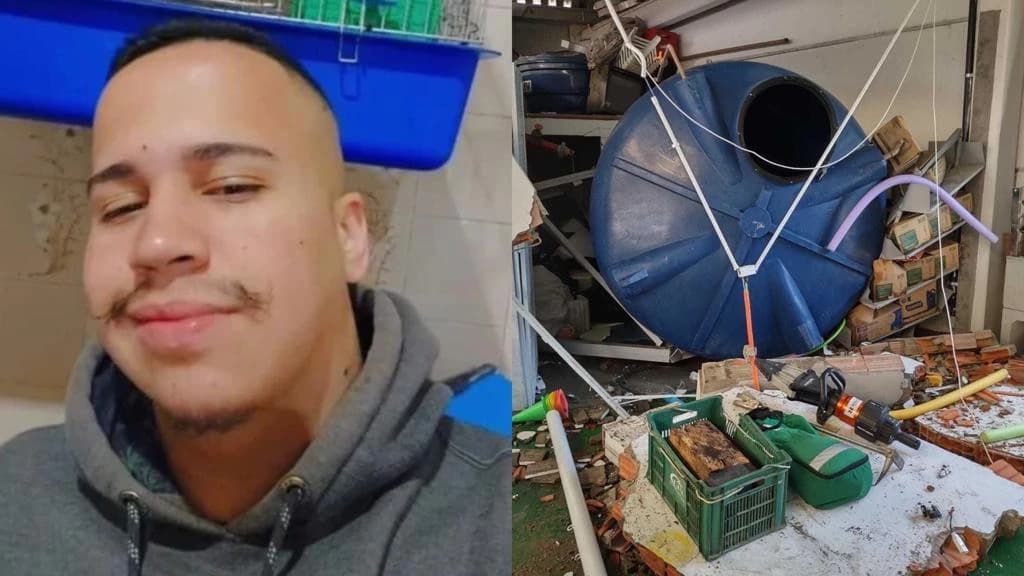 TRISTEZA: Identificado jovem que morreu após queda de caixa d”água em SC