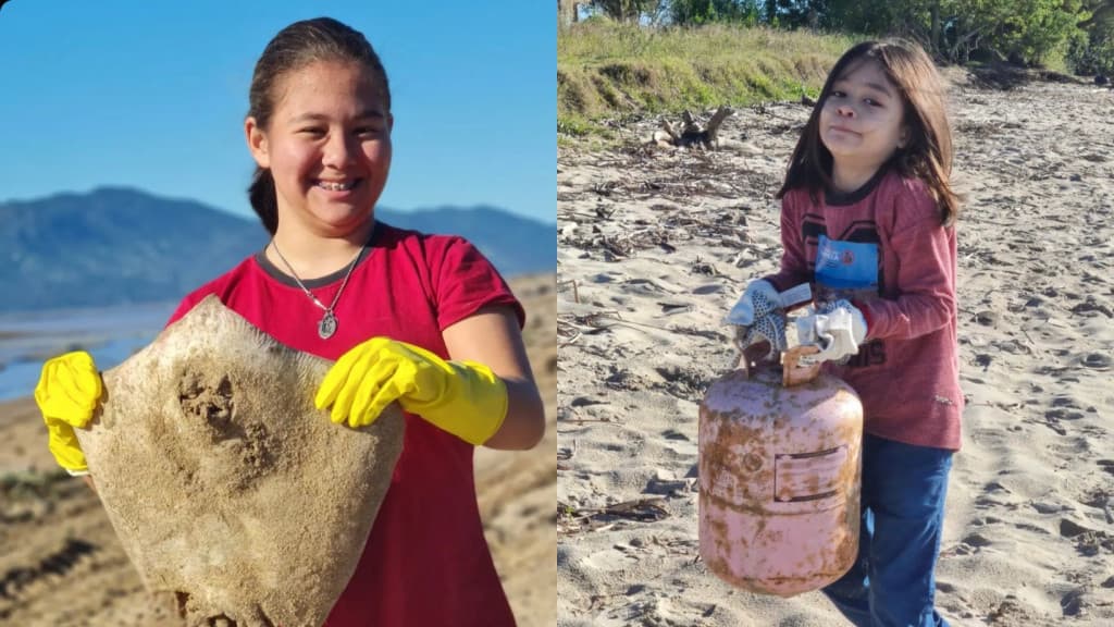 Praia de Tijucas recebe mutirão de limpeza