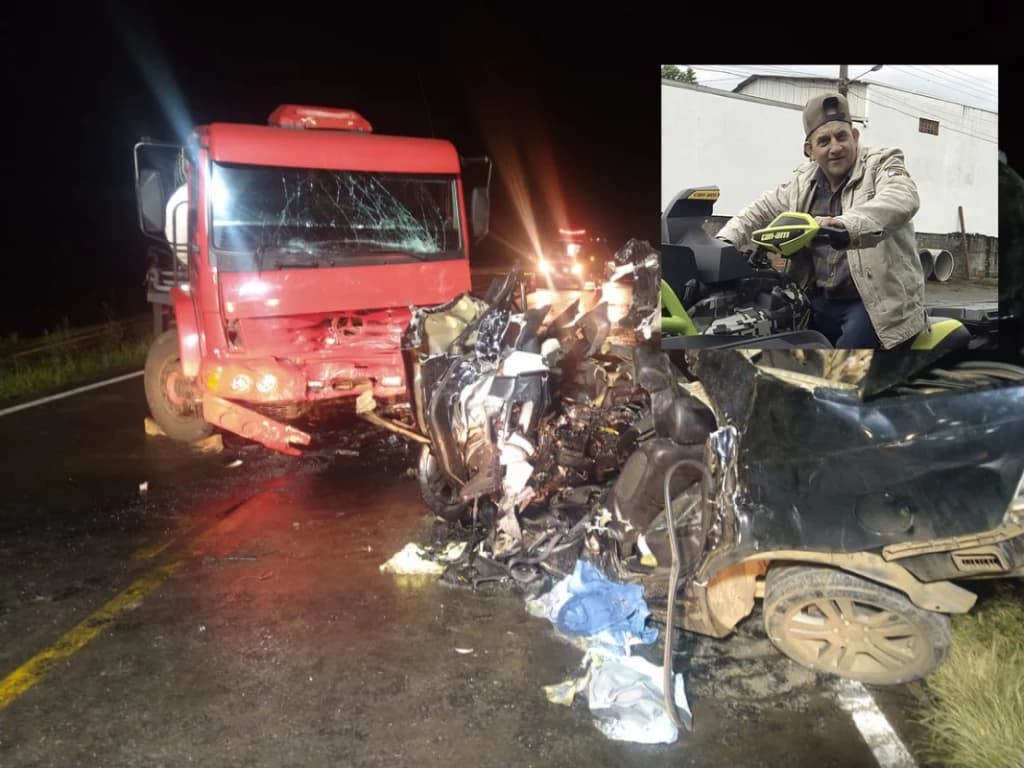 Acidente entre veículos deixa um morto na SC-305 em SC