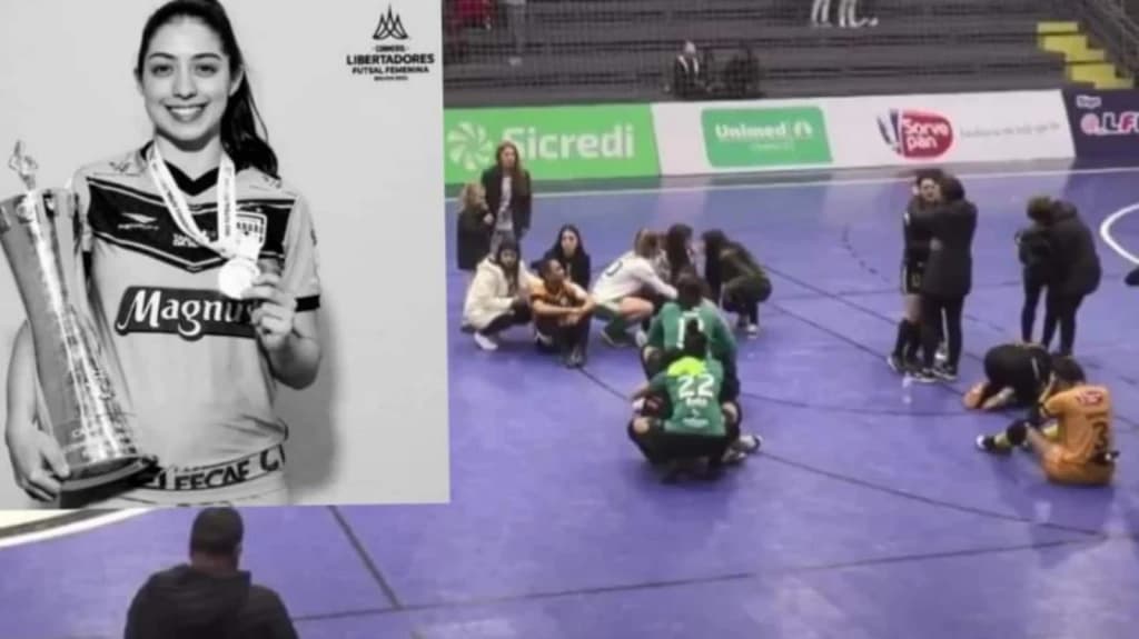 Jogadoras de futsal descobrem morte de colega após jogo e ficam desoladas em SC