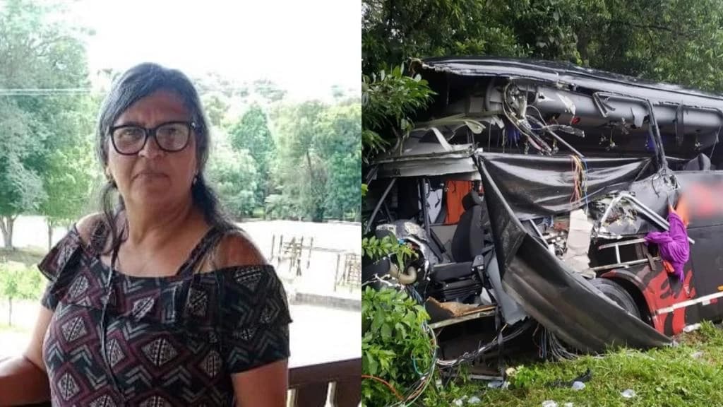 Identificada vítima de acidente entre carreta e ônibus de SC no Paraná