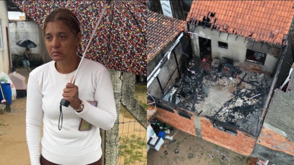 Jovem é internado após incêndio que destruiu casa em Tijucas; mãe pede ajuda