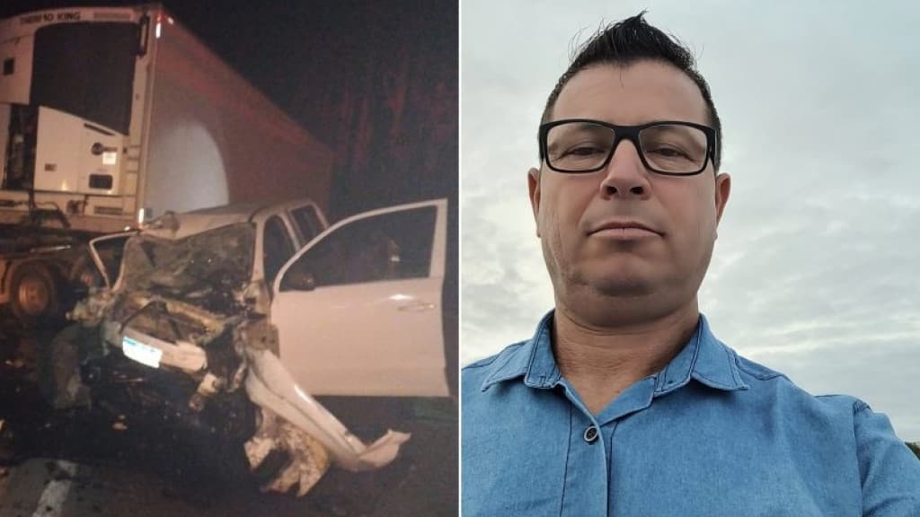 Motorista de caminhonete morre após colisão frontal com carreta na BR-470