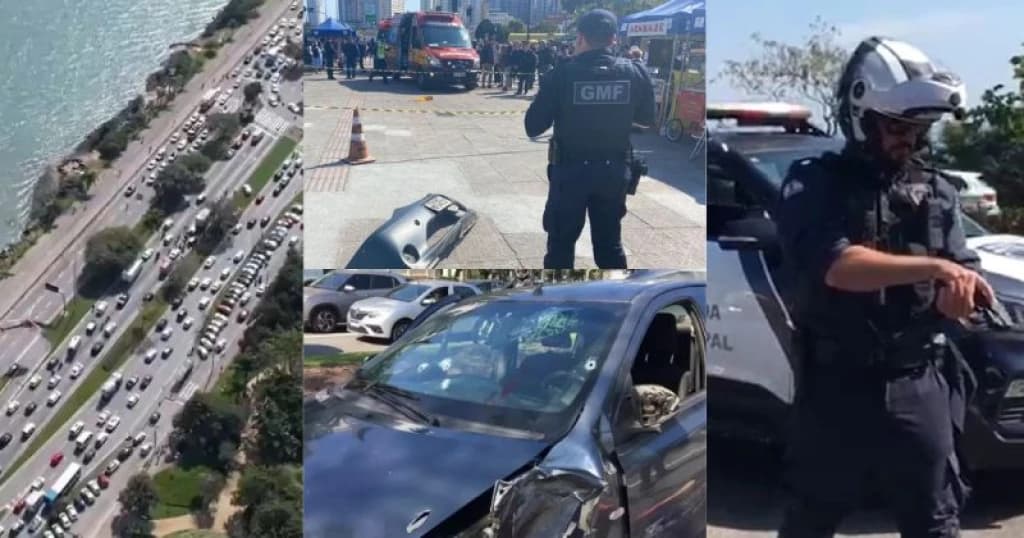 Assalto em Florianópolis termina com tiroteio, atropelamento e morte