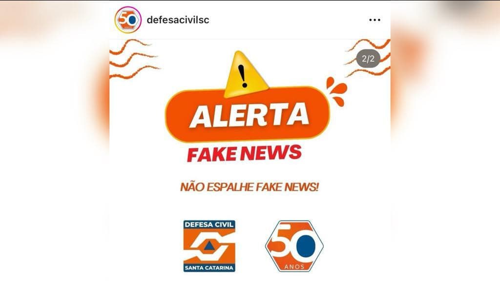 Nota de repúdio à Defesa Civil de Santa Catarina
