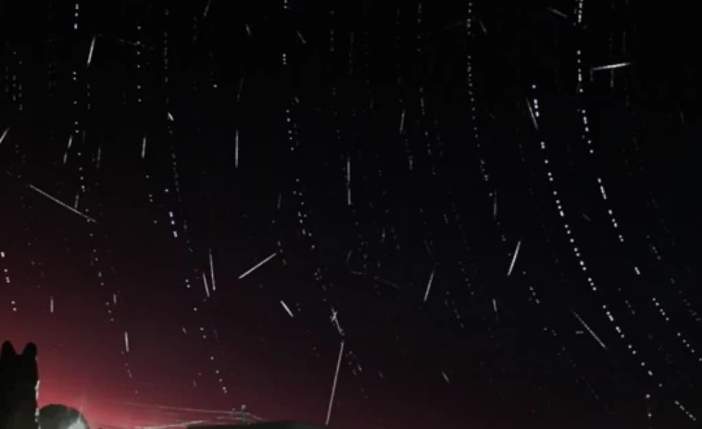 Em uma noite, mais de 700 meteoros são registrados no céu de SC