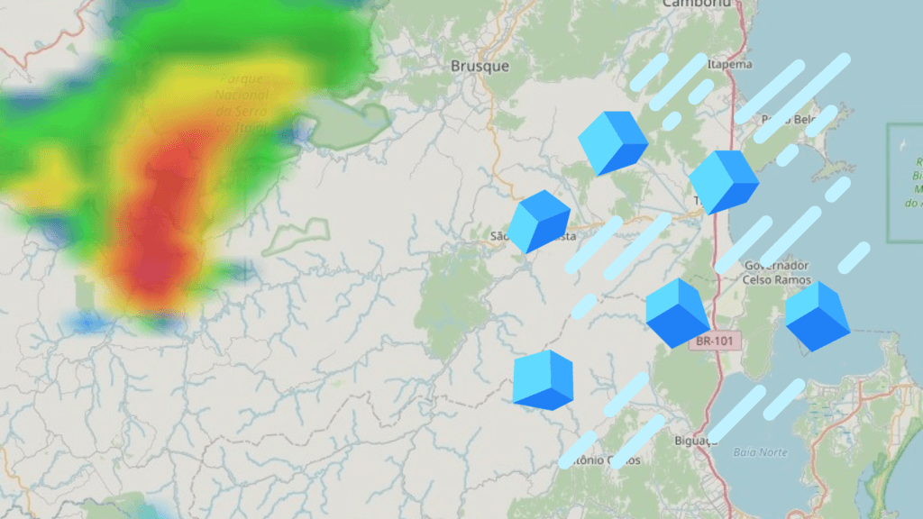 URGENTE: Tempestade de granizo deve atingir São João Batista