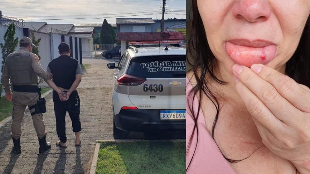 Homem é preso após espancar esposa em Tijucas