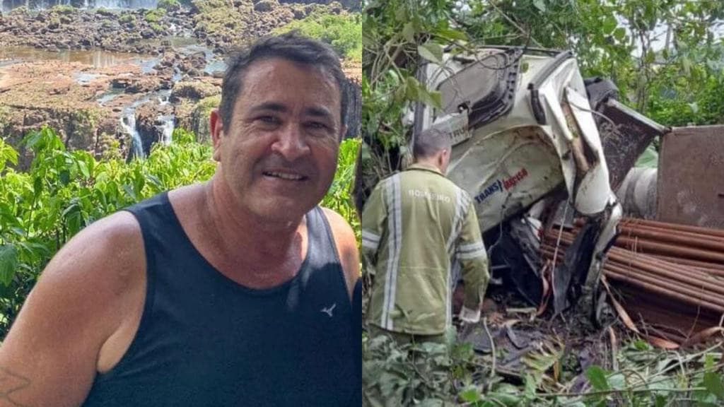 Identificado caminhoneiro que morreu após tombar carreta na BR-280, em São Francisco do Sul