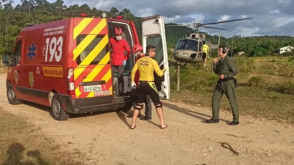 Trabalhador é atropelado por caminhão durante manutenção