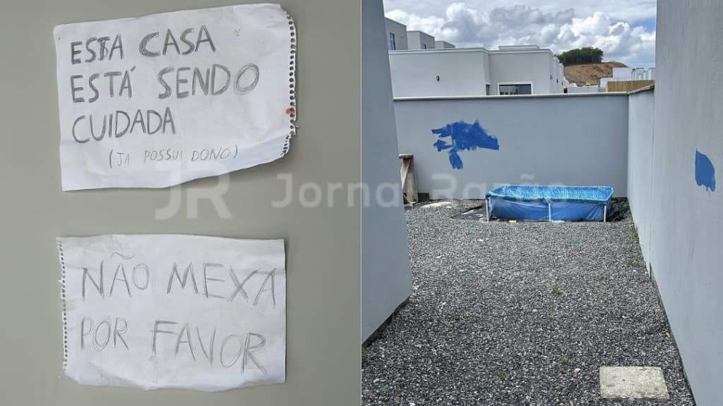 Dono se surpreende ao descobrir que família invadiu sua casa, em Tijucas: “botaram até piscina”