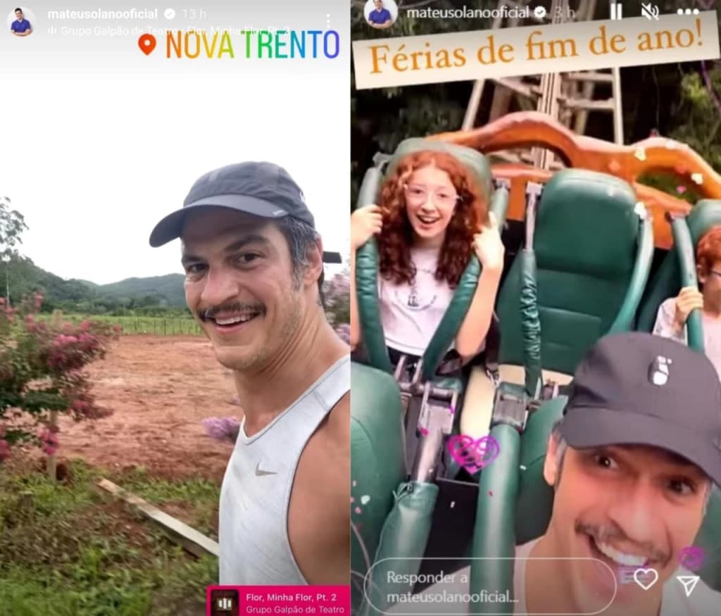 Ator global posta vídeo correndo por ruas de Nova Trento