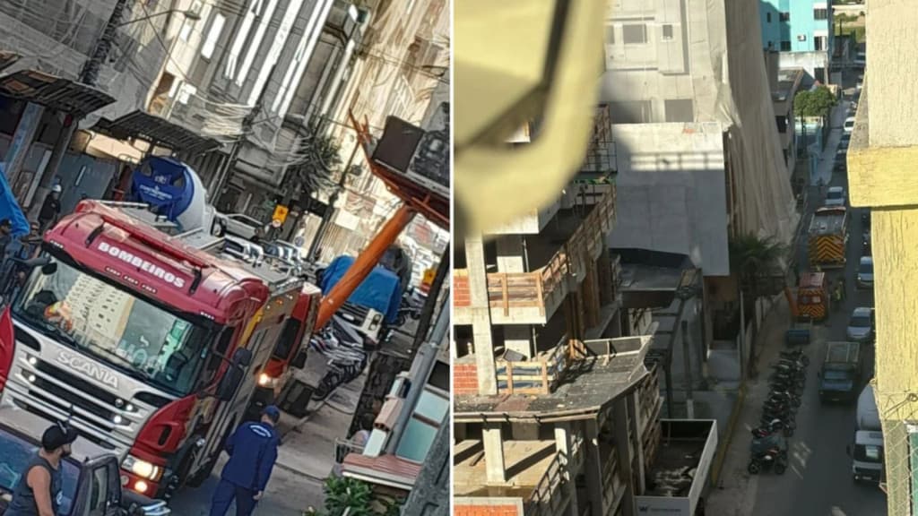 Susto em Itapema: andaime desaba do décimo andar de obra