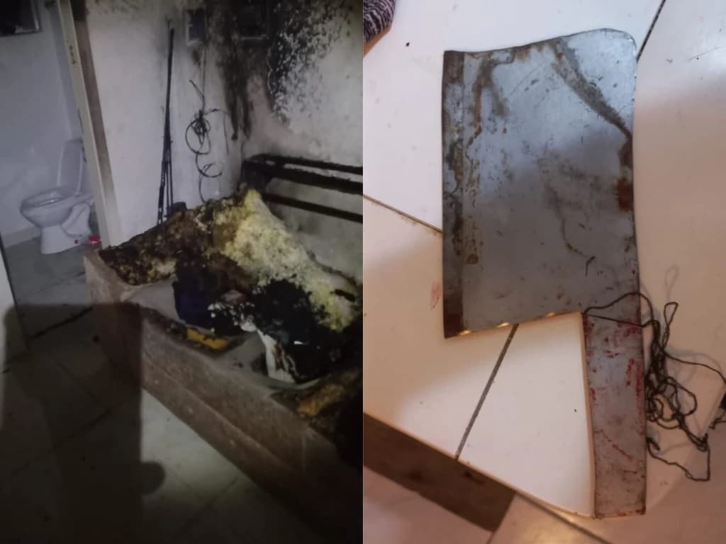 Briga de família acaba com tentativa de homicídio e casa incendiada em São João Batista