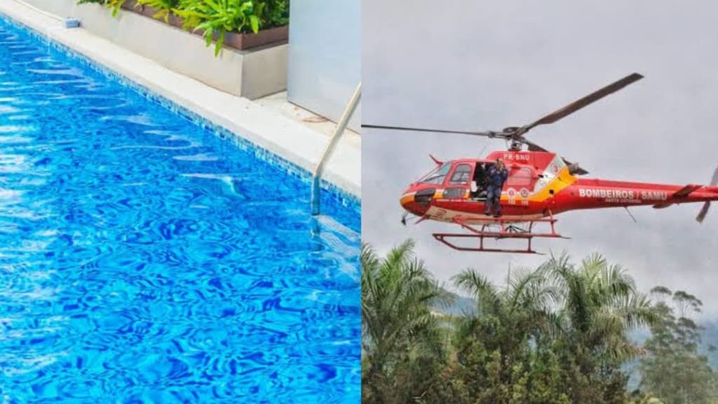URGENTE: Menina de 8 anos morre e irmãzinha luta pela vida após caírem em piscina