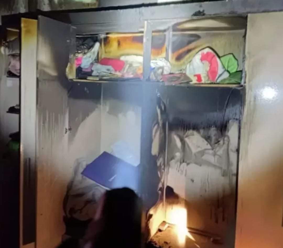 Avô herói salva neta de incêndio enquanto ela dormia