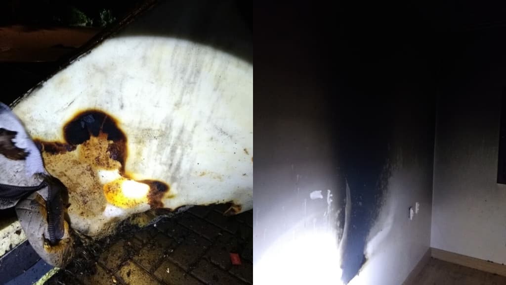 Incêndio em residência pode ter sido causado por celular carregando