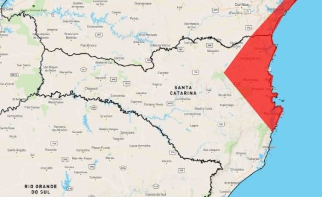 GRANDE PERIGO: Inmet expede alerta para SC