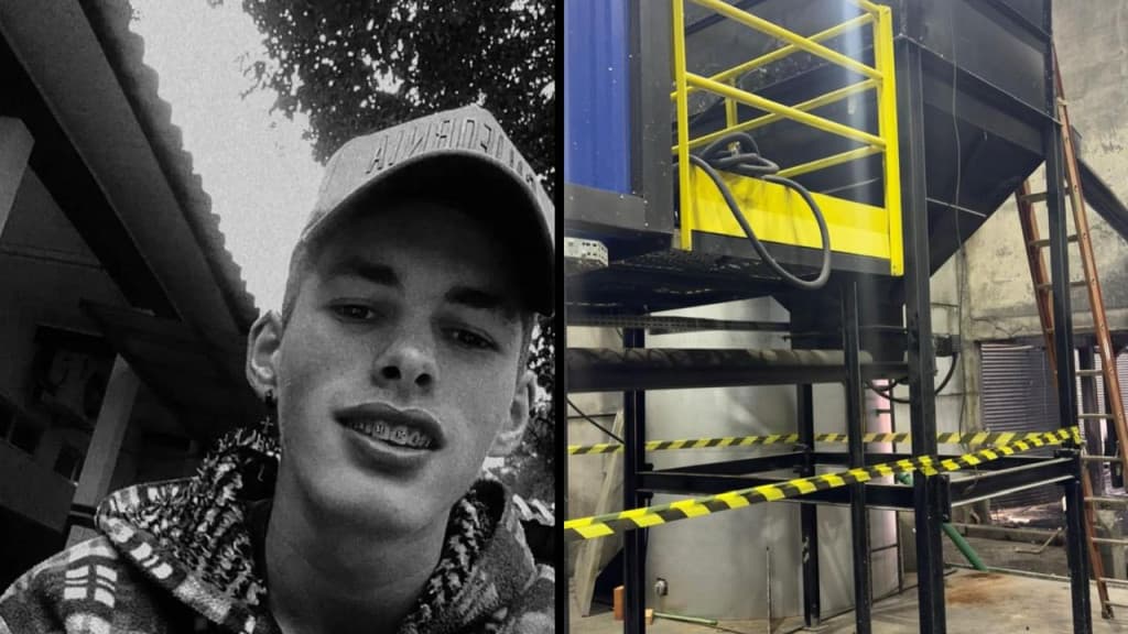 Identificado jovem que morreu soterrado após cair em silo de arroz