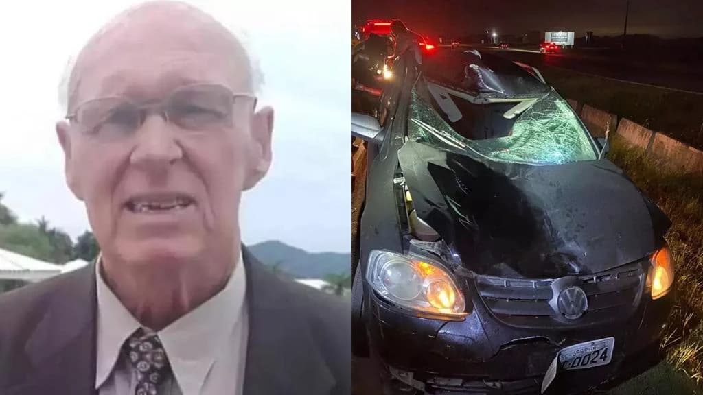 Idoso morre atropelado após veículo estragar na BR-470 em Ilhota