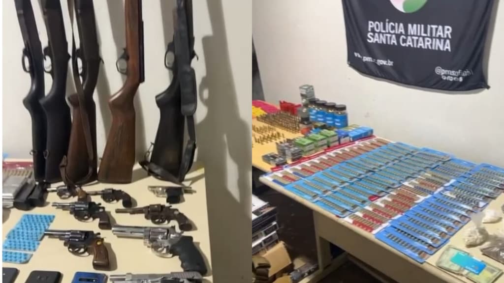 Homem é preso com 5 mil comprimidos de ecstasy e 3 mil munições em Camboriú