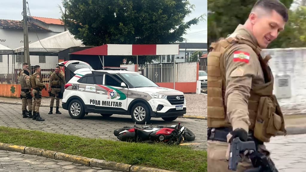 URGENTE: Perseguição em Tijucas termina com suspeito preso