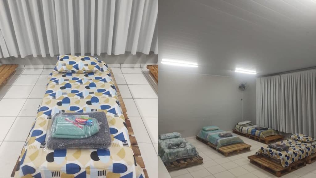 Em meio ao frio e chuva, Tijucas “recolhe” e abriga moradores de rua