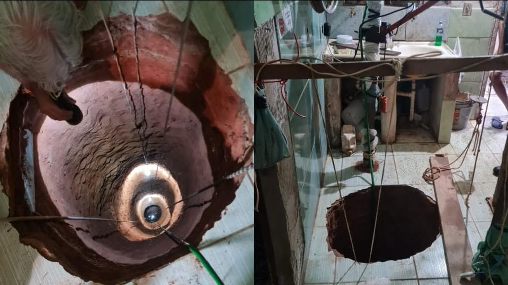 Idoso cava buraco de 40 metros em piso de cozinha, escorrega e morre durante busca por ouro