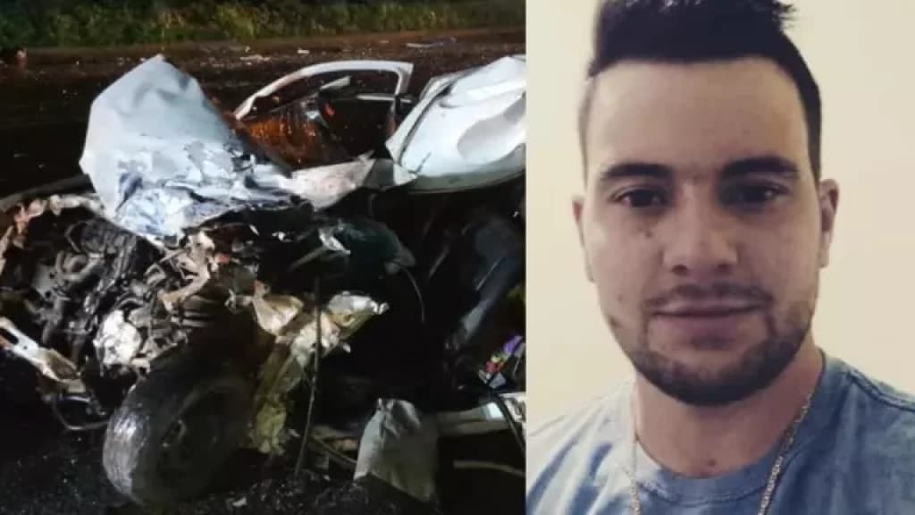 Motorista morre após colisão entre carro e ônibus na BR-282, em SC