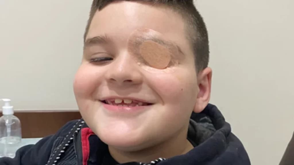 Menino de Tijucas necessita de ajuda para cirurgia nos olhos