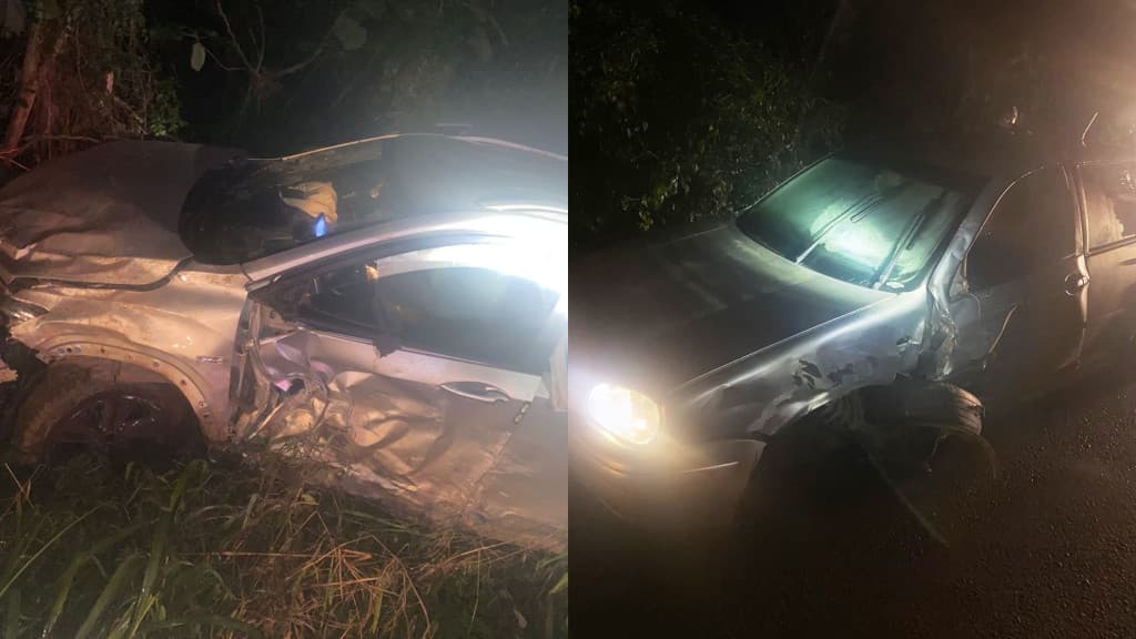 Capotamento na BR-282 deixa grávida e outra pessoa feridas