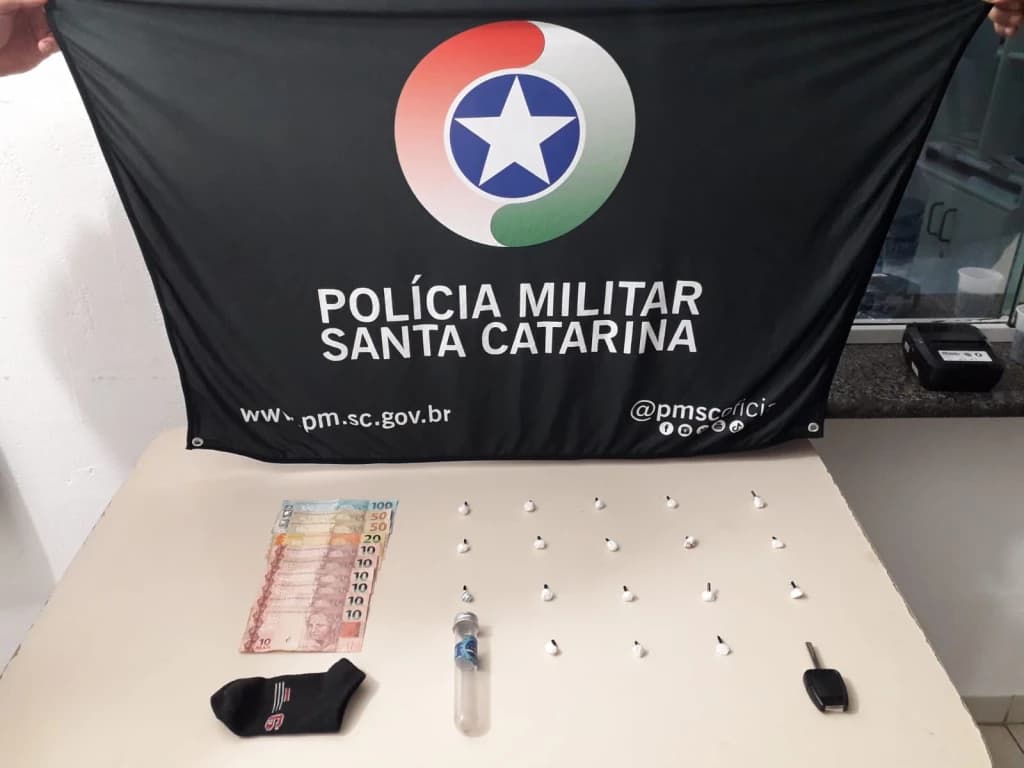 Traficante de Porto Belo é preso pela PM