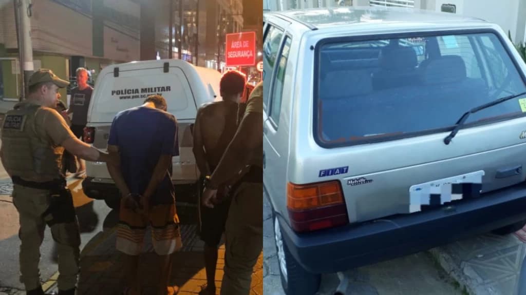 Foragido da cadeia é preso após furtar carro em Tijucas