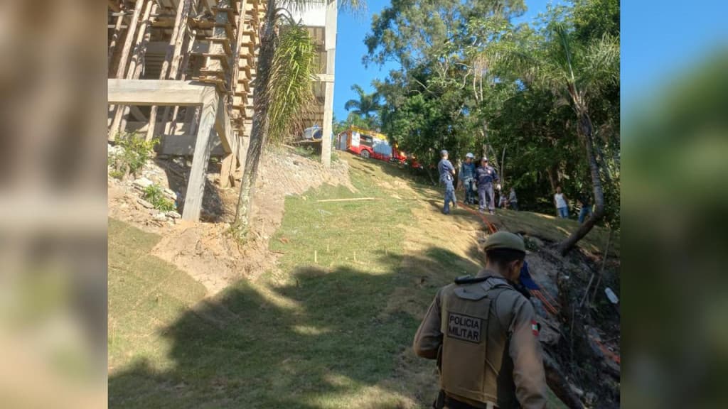 Trabalhador morre após cair de andaime em Bombinhas