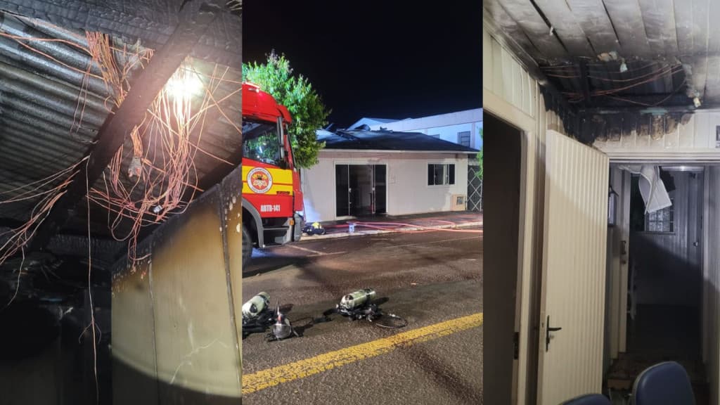 Chamas devastam abrigo de crianças em SC durante a madrugada