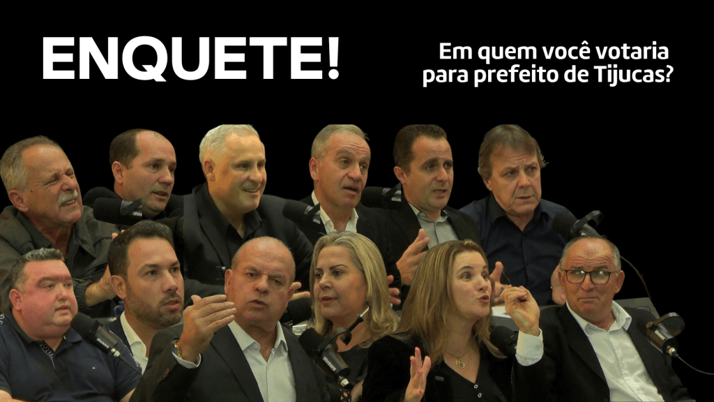 ENQUETE: Em quem você votaria para Prefeito de Tijucas?