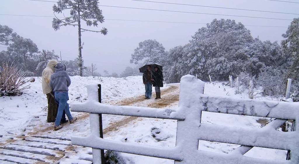 Santa Catarina terá frio histórico e neve inédita em novembro