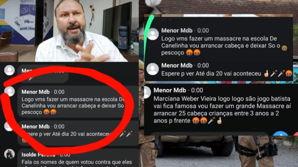 URGENTE: Polícia descobre autor de ameaças a escolas de Tijucas, Canelinha e região