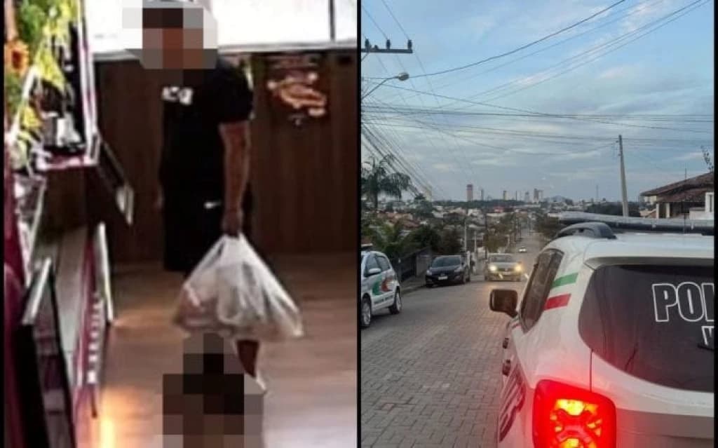 Homem furta idosa e sai fazendo compras em SC