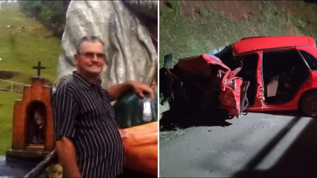 Idoso morre em acidente grave na BR-282
