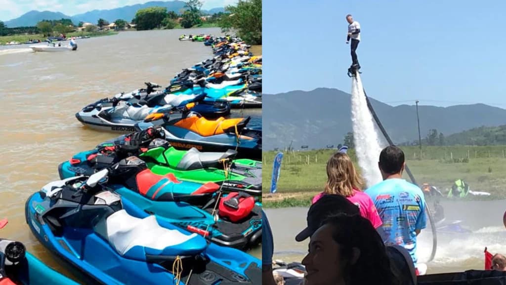 Amigos do Jet promovem megaevento náutico no Rio Tijucas