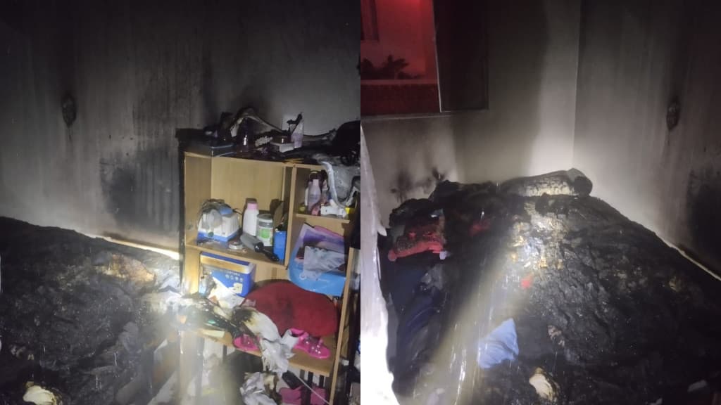 Moradores controlam incêndio em casa de Tijucas