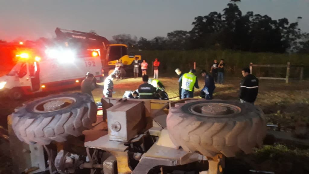 Confirmada a morte de trabalhador prensado por retroescavadeira em Tijucas