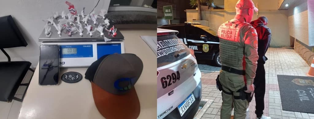 Em condicional, homem é preso de novo por tráfico em Porto Belo