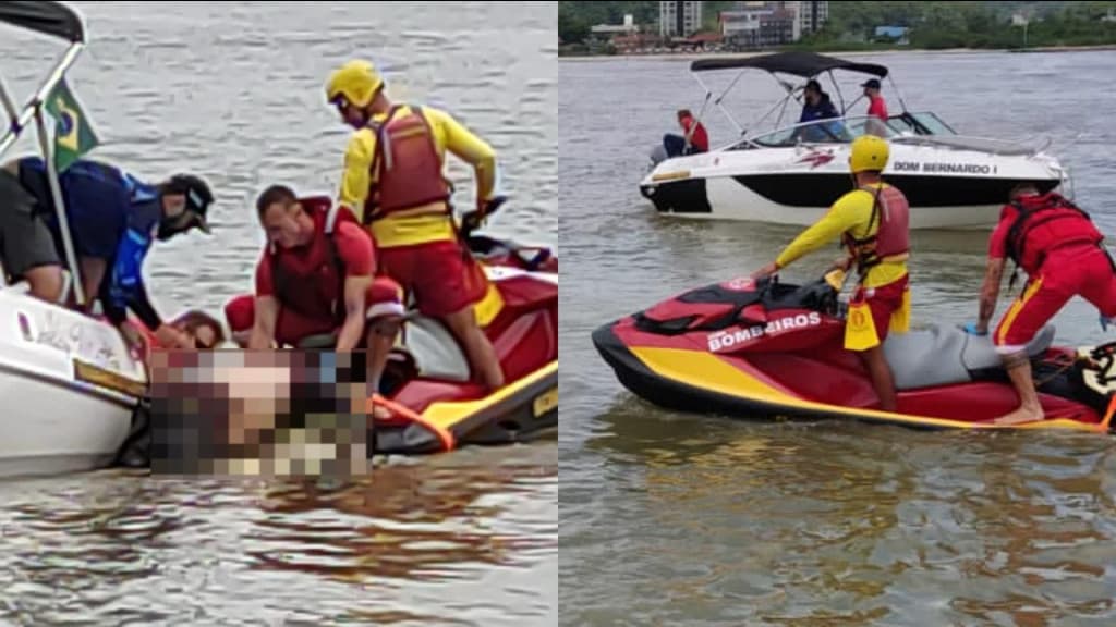 Corpo é encontrado boiando em praia  de SC