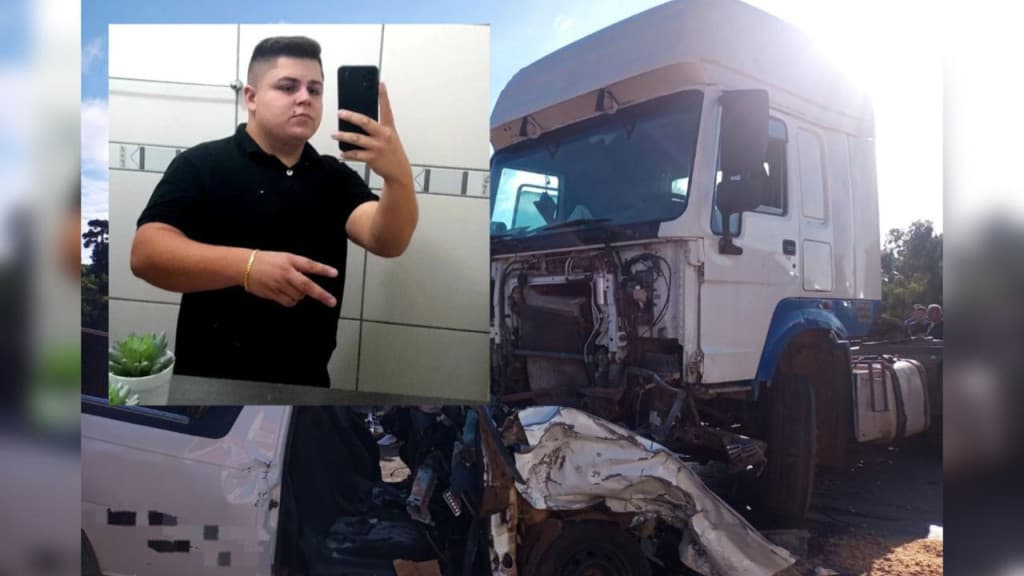 Identificado jovem que morreu após colisão frontal entre carro e carreta na BR-282
