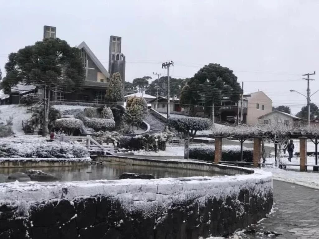 Previsão marca neve para esta semana em SC