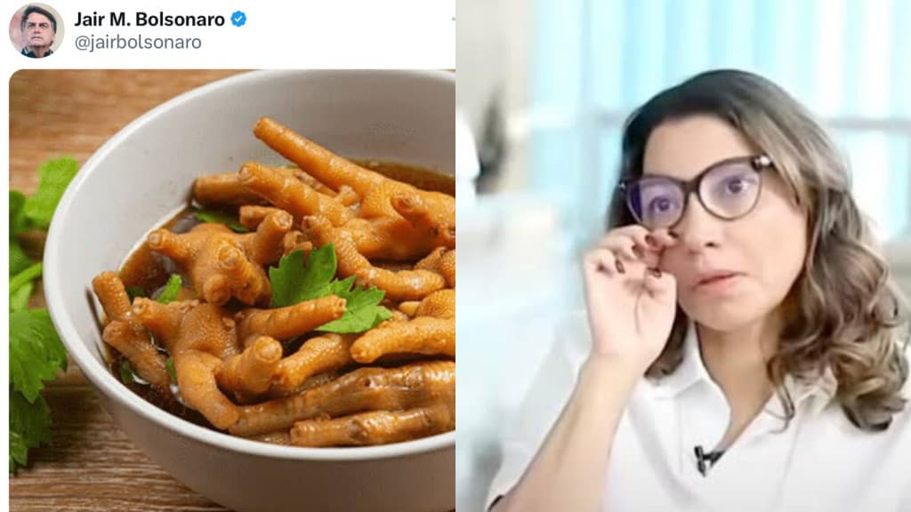 Bolsonaro deixa petistas em fúria após compartilhar foto de canja de galinha