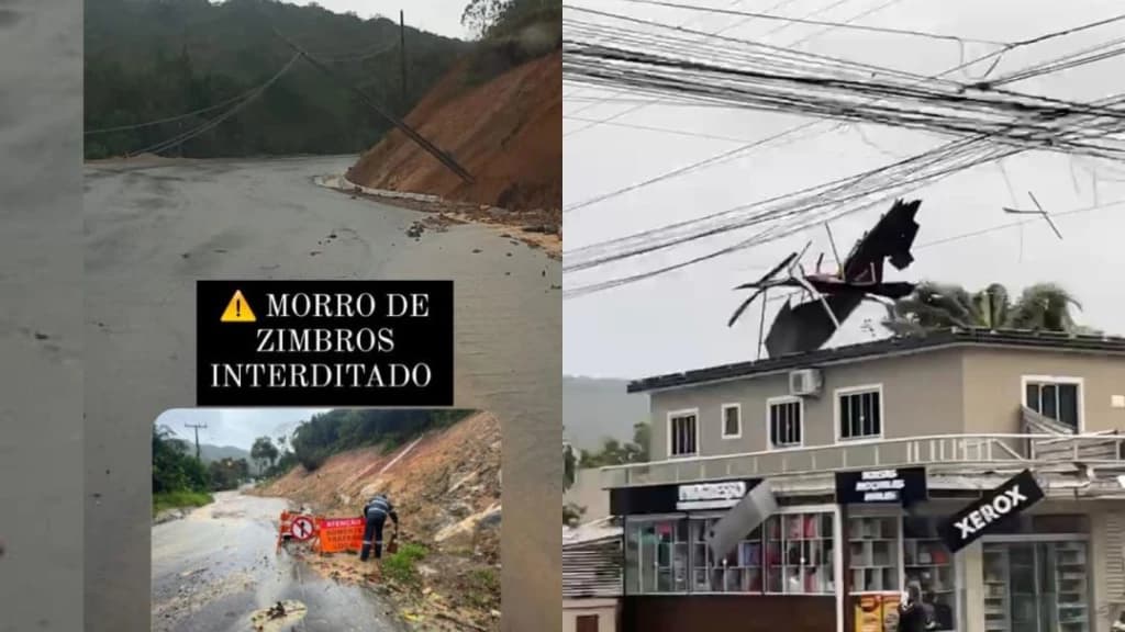 Bombinhas registra ventos acima de 144 km/h: “apavorante”